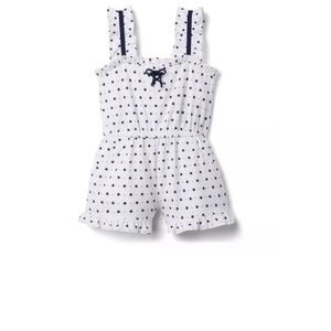 Janie and Jack Star Ruffle Trim Romper